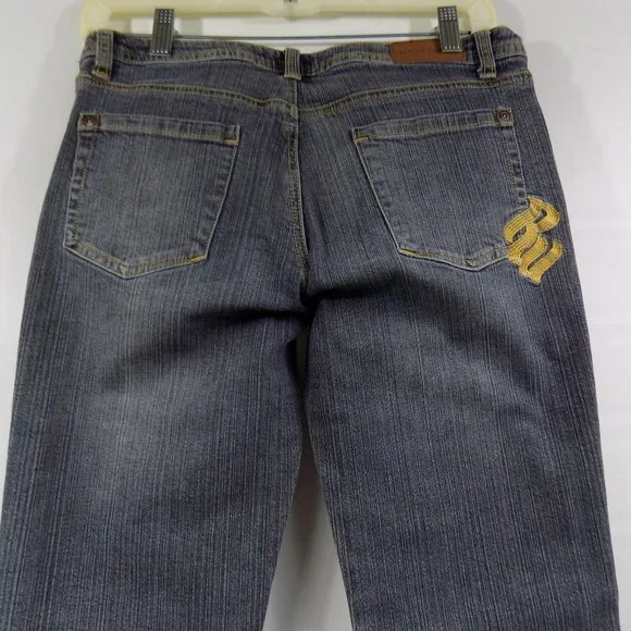 Roca Wear Flare Leg Denim Jeans Size 7/8 - Picture 5 of 10
